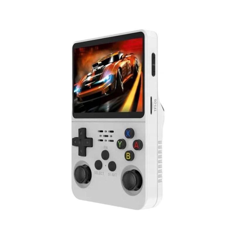 Przenośna Konsola R36S Do Gier Retro 20000 Gier Linux 64GB Gameboy Biała