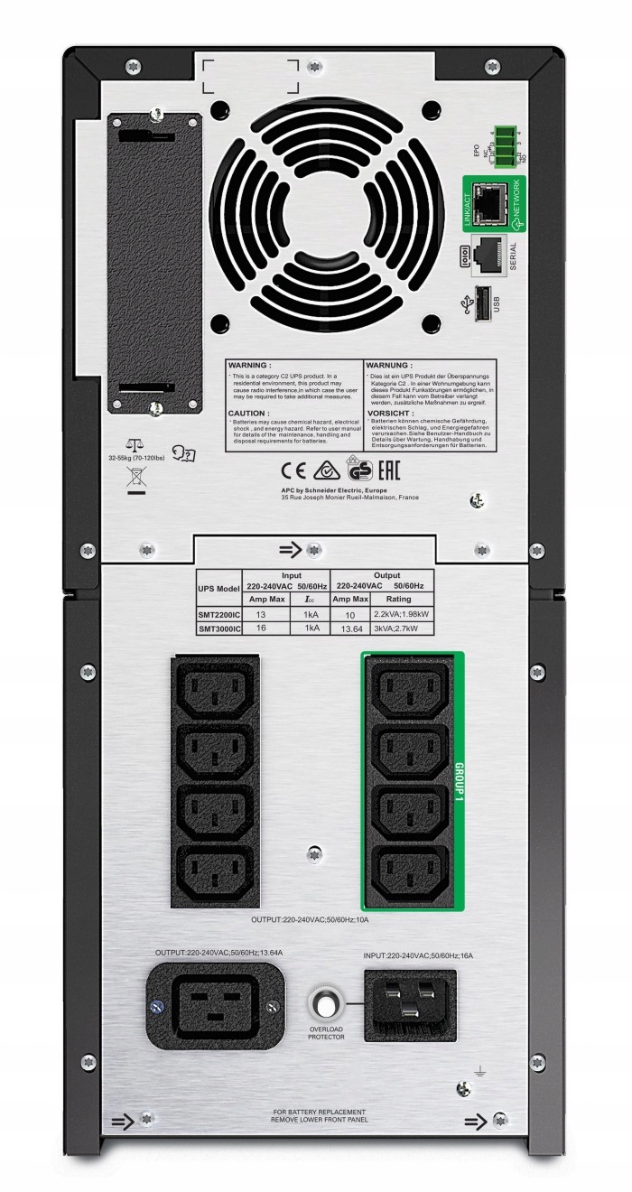 Zasilacz awaryjny UPS APC SMT3000IC (TWR; 3000VA)