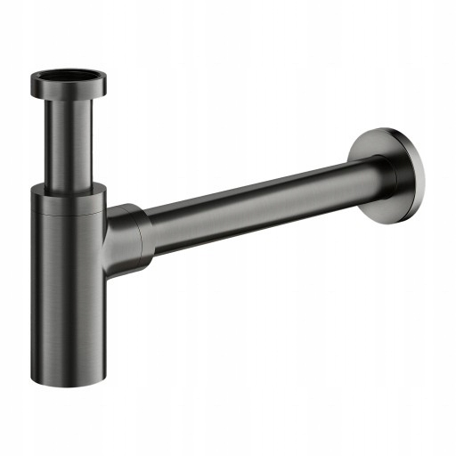 Umyvadlový Sifon Ozdobný Grafitový Mosazný Omnire