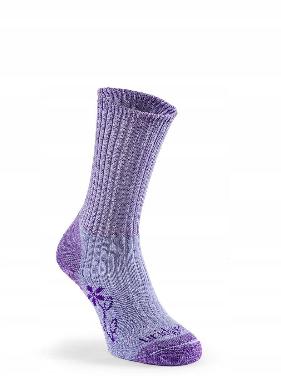 Skarpety trekkingowe Bridgedale Hike Mid Merino C Boot violet 35-37