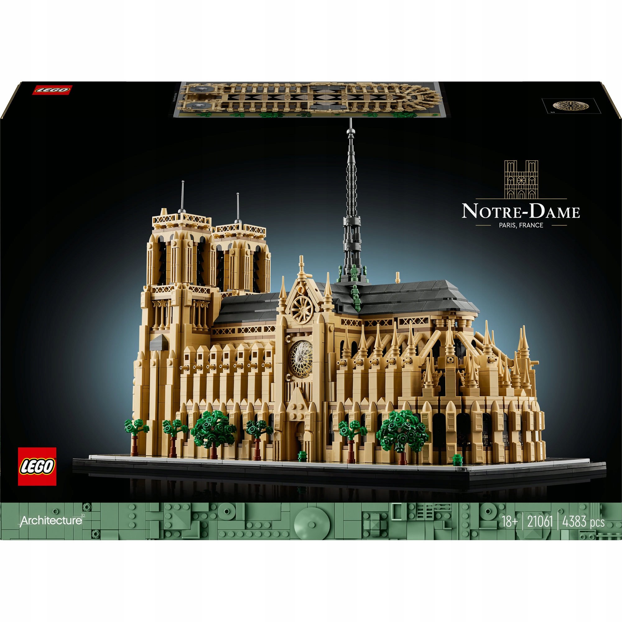 Lego Architecture 21061 Notre-Dame v Paříži