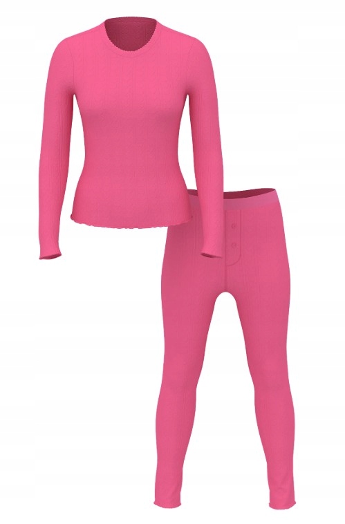 Dlouhé pyžamo Victoria's Secret růžové S (M) Regular