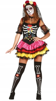 Kostým Šaty kostlivec Day of Dead S