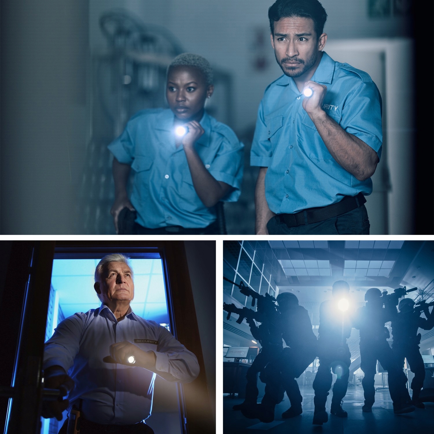 LATARKA POLICYJNA WOJSKOWA MOCNA LED ZOOM SZPERACZ Zasilanie akumulatorowe