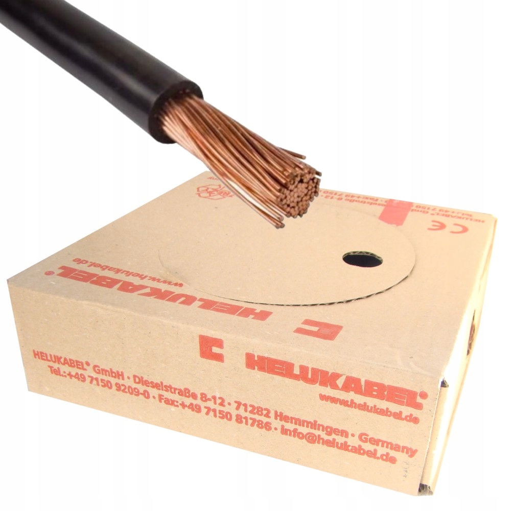 Kabel H05V-K 1,0mm2 Černý 100mb