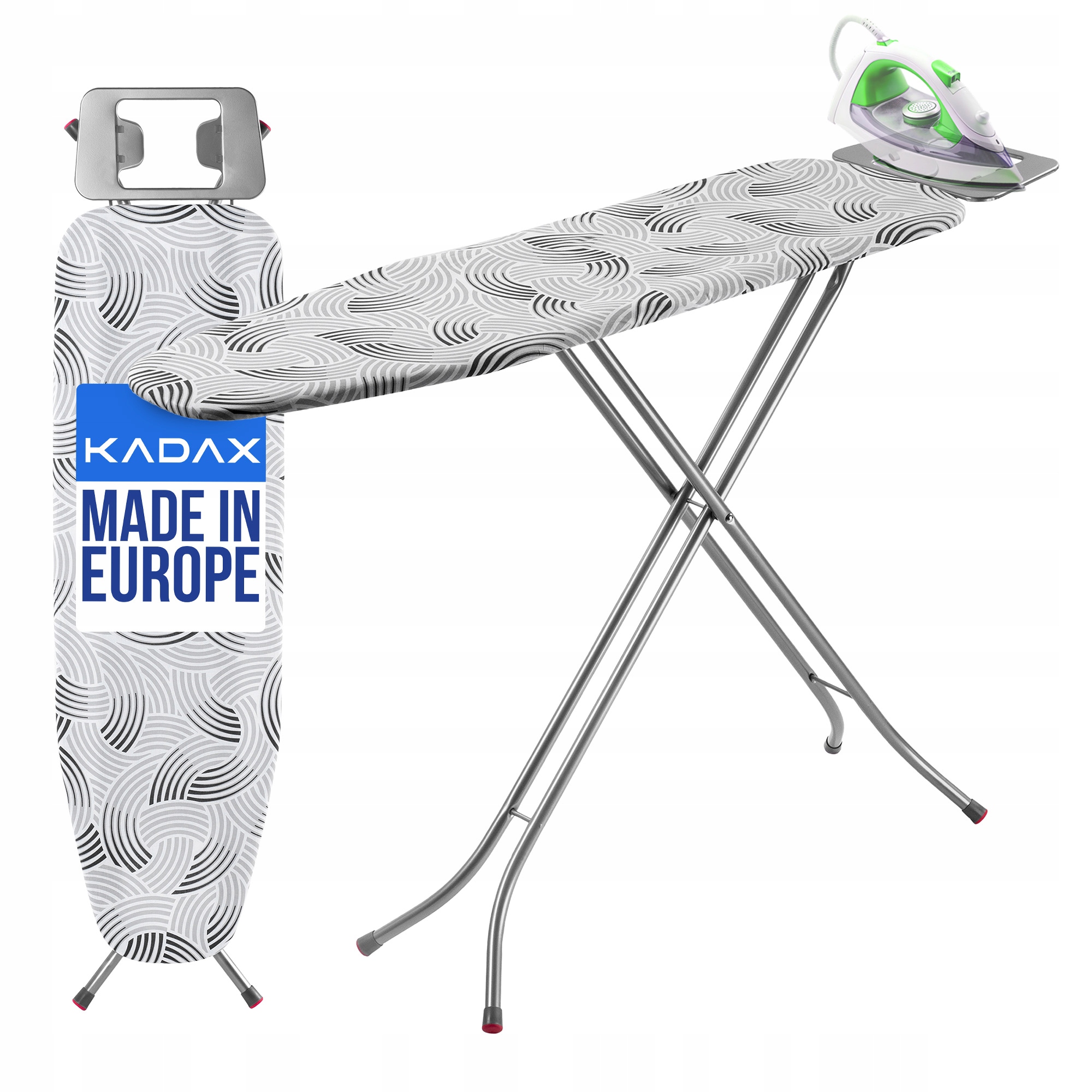 Žehlicí Prkno 114x34 cm S Úchytem Žehlička Skládací Stabilní Lehká