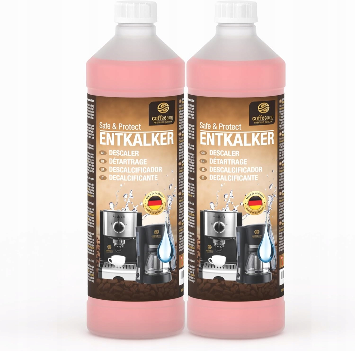 Odvápňovač pro kávovar Coffeeano 2x750 ml 12 použití