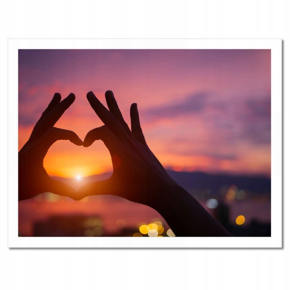 Plakáty v rámu 40x30 Den žen Dárek Láska