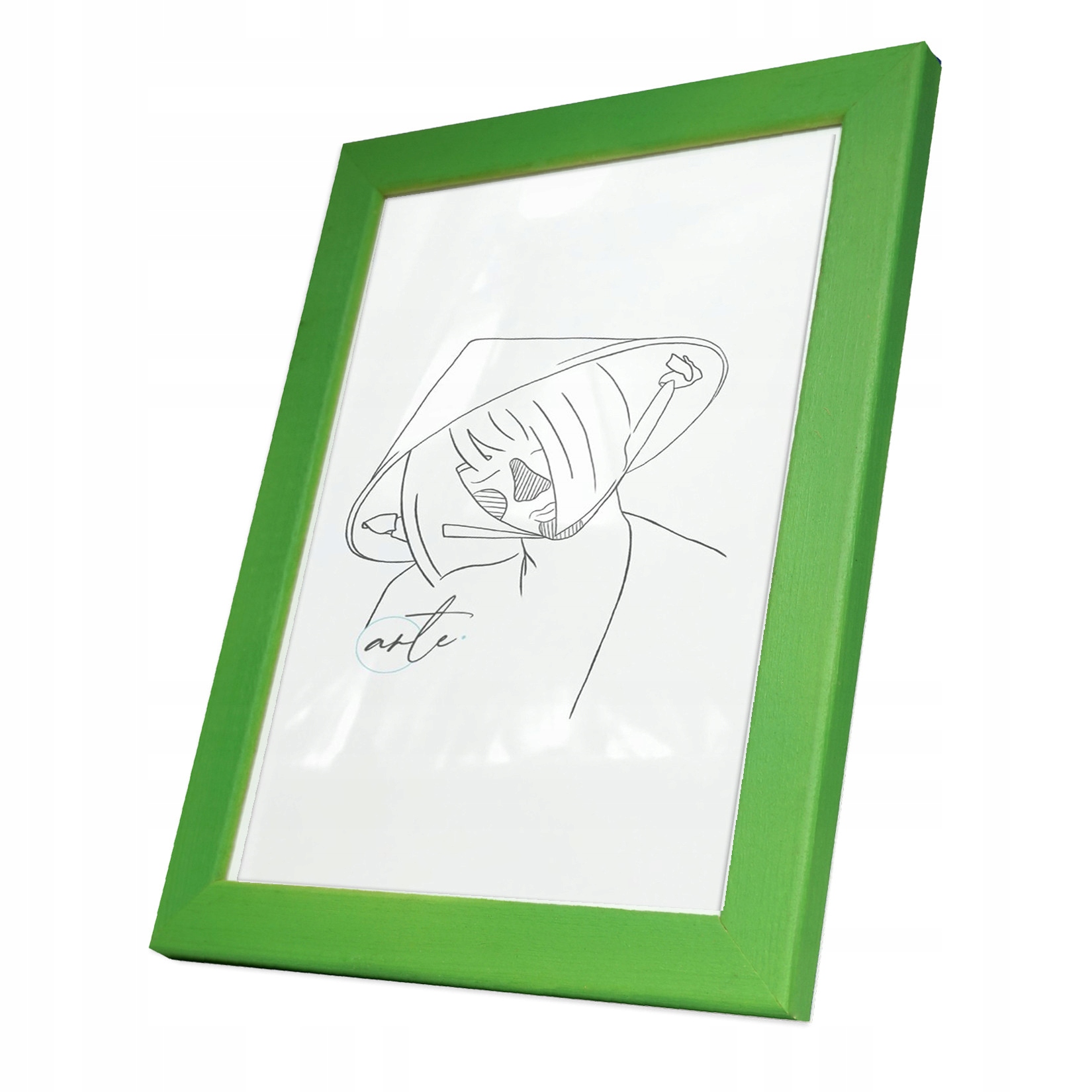 

Ramka drewniana Sosna jasnozielony 50x60 cm