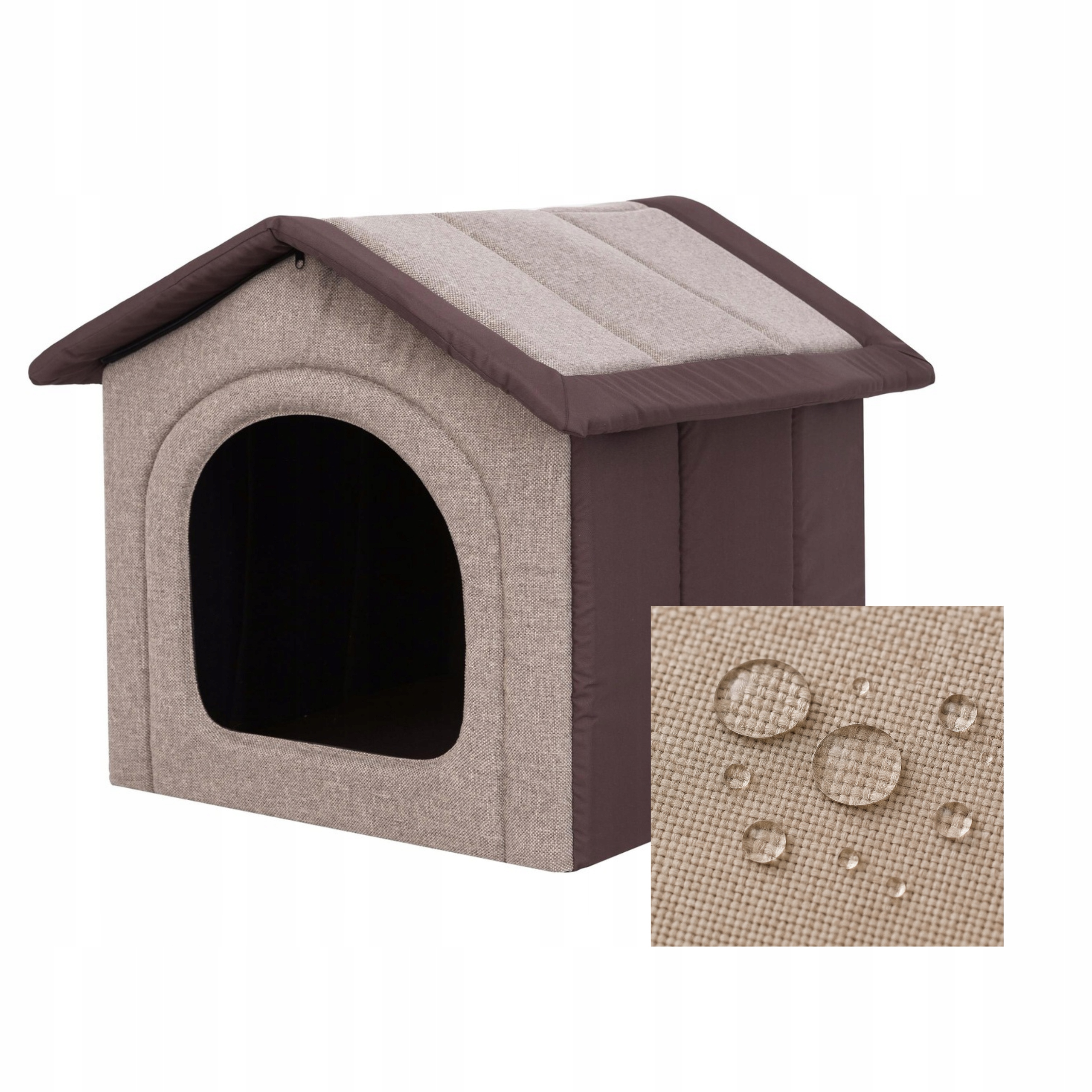 Levně Domeček pro psa z látky – praktická bouda pelíšek – R3 – 52 x 46 cm