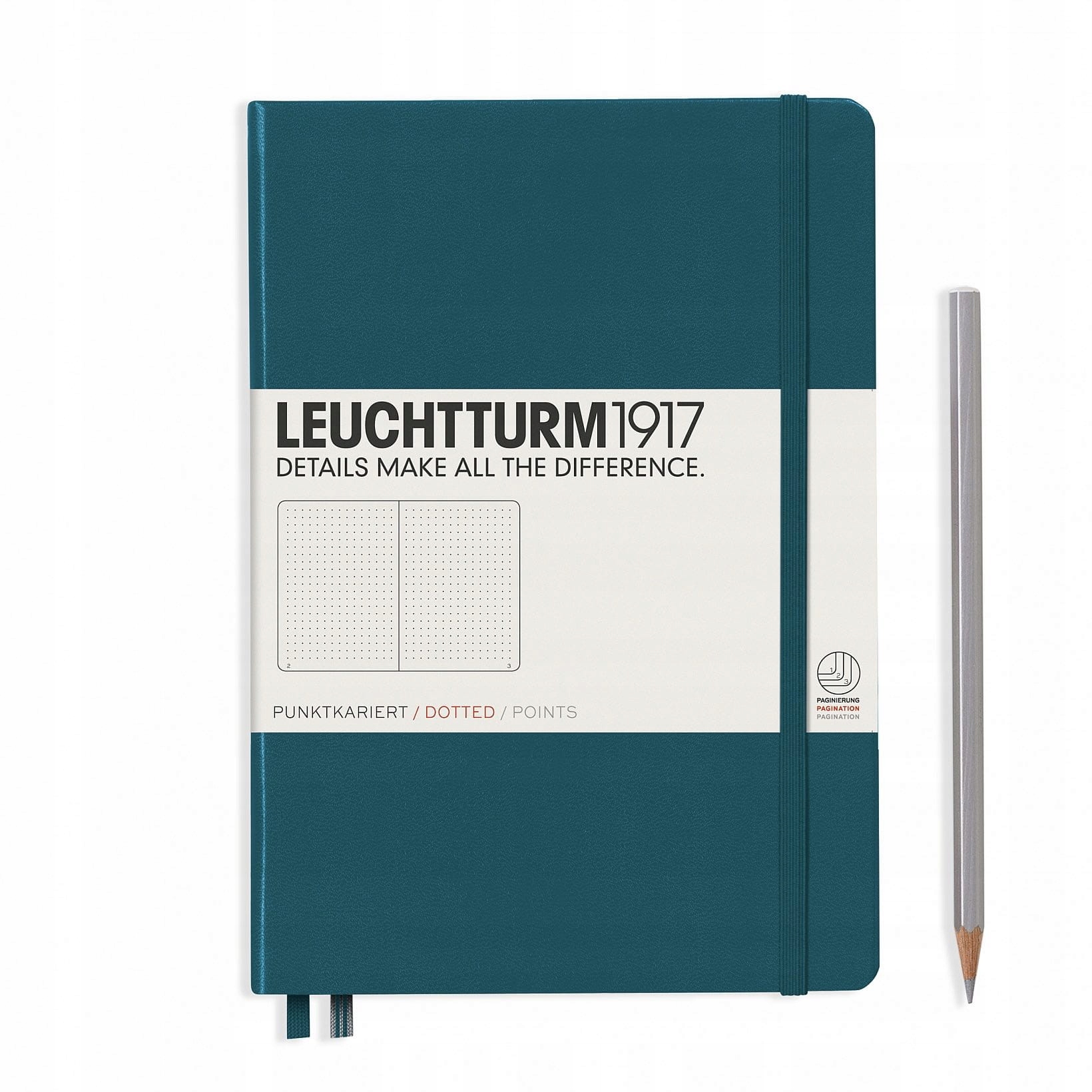 Notatnik Leuchtturm1917 Medium A5, Kropki, Morski