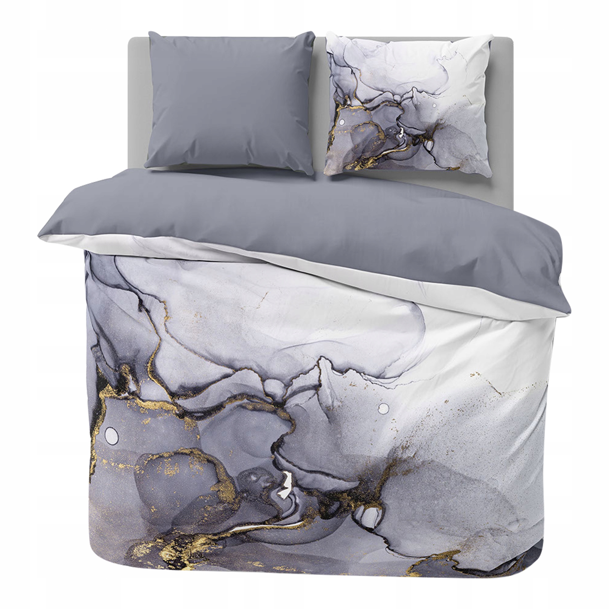 Ekskluzywna Pościel Marmur Kamień Szlachetny Satyna Bawełniana 220x200