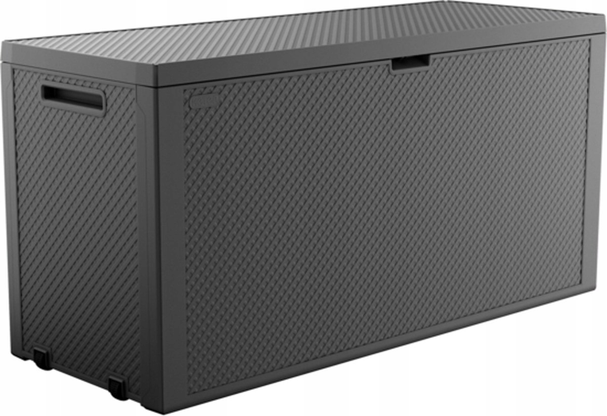 Keter Skrzynia Ogrodowa Emily 270L Antracyt Jakość Na Kółkach
