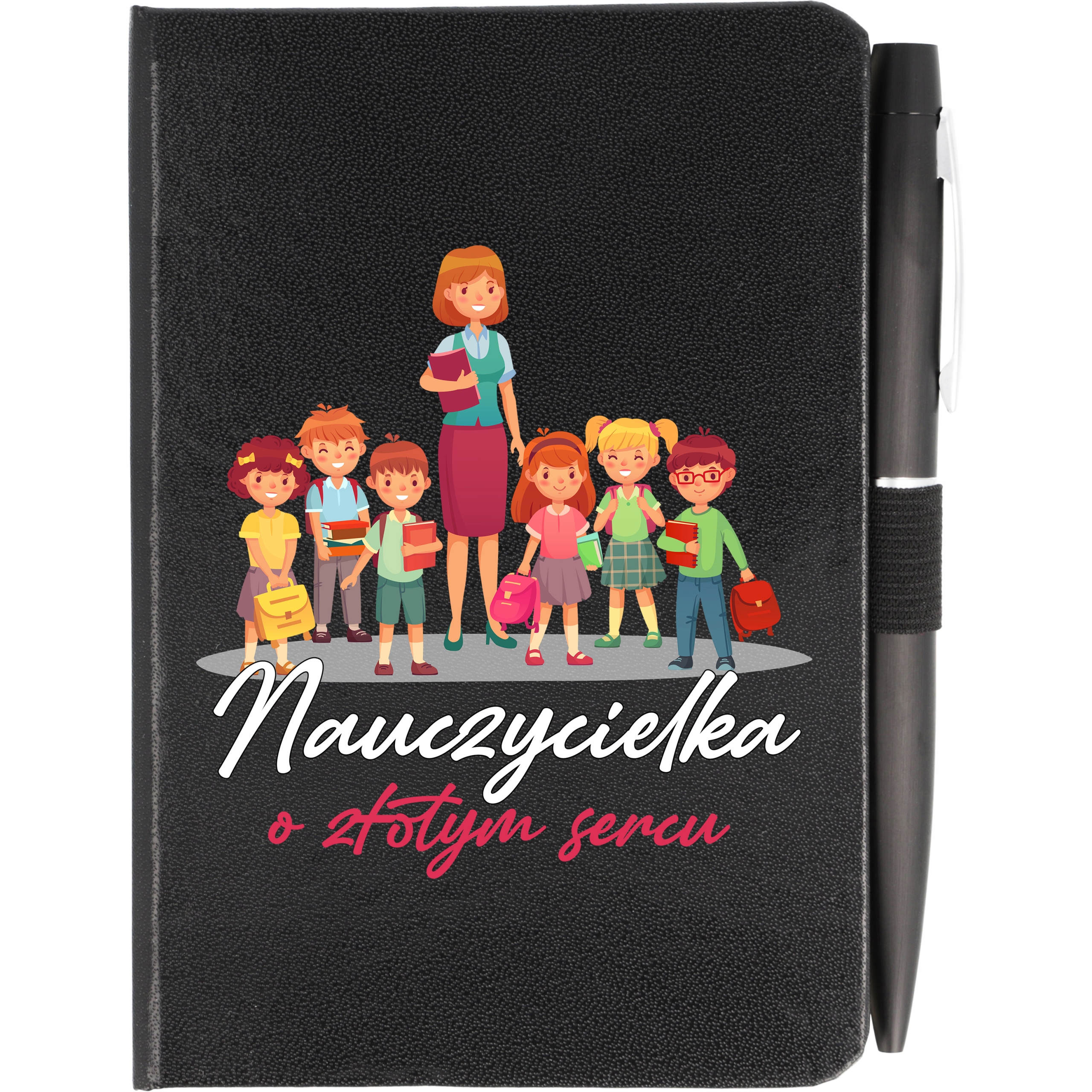 Notes A6 Długopis Dzień Nauczyciela Wzór