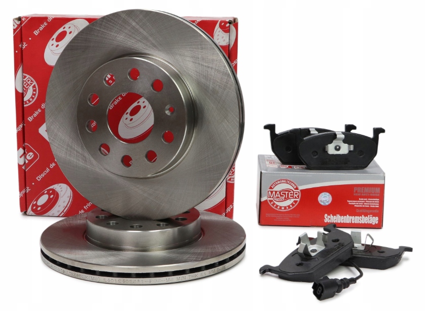 Kotouče Kostky Přední Audi Seat Skoda Vw