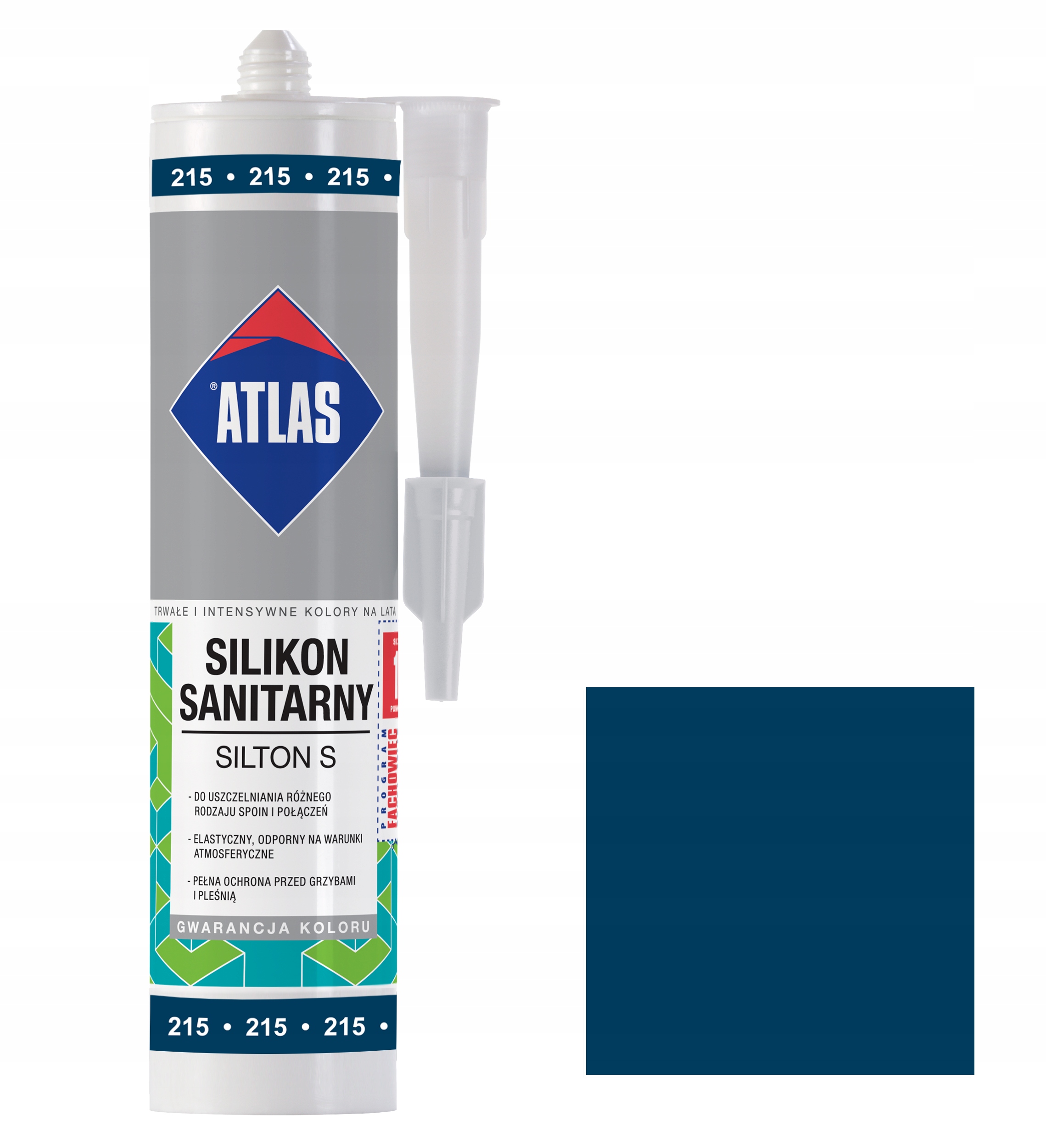 

Atlas Silikon Silton S 215 Atramentowy 280 ml