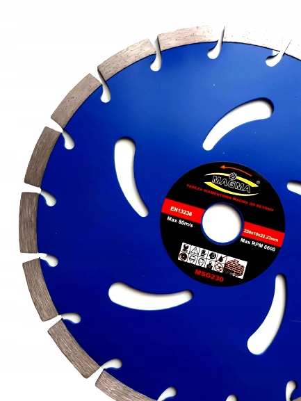 

Tarcza Diamentowa 230mm Do Cięcia Betonu Kostki