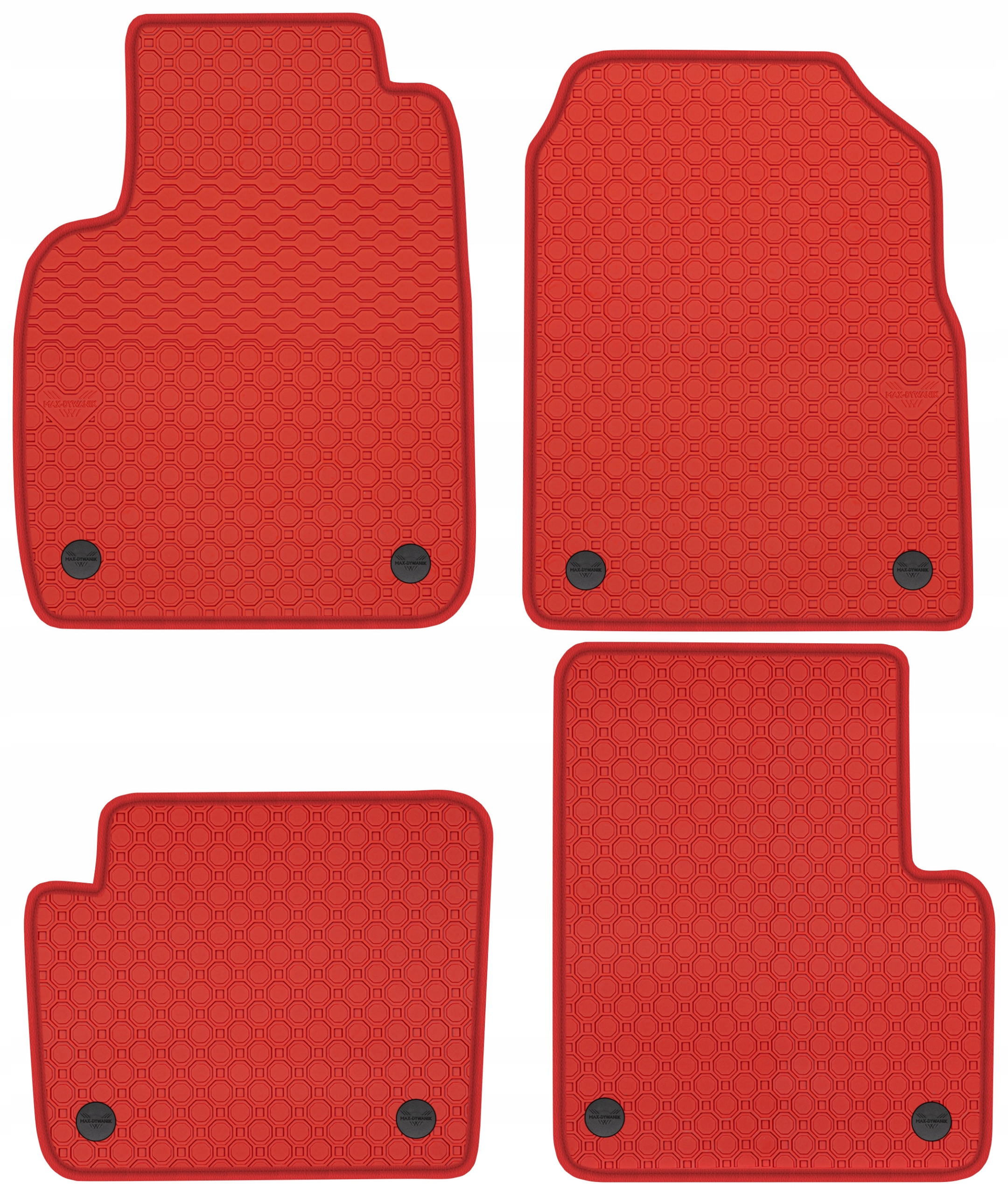 Fiat 500 Hybrid 2020 Koberce Červené