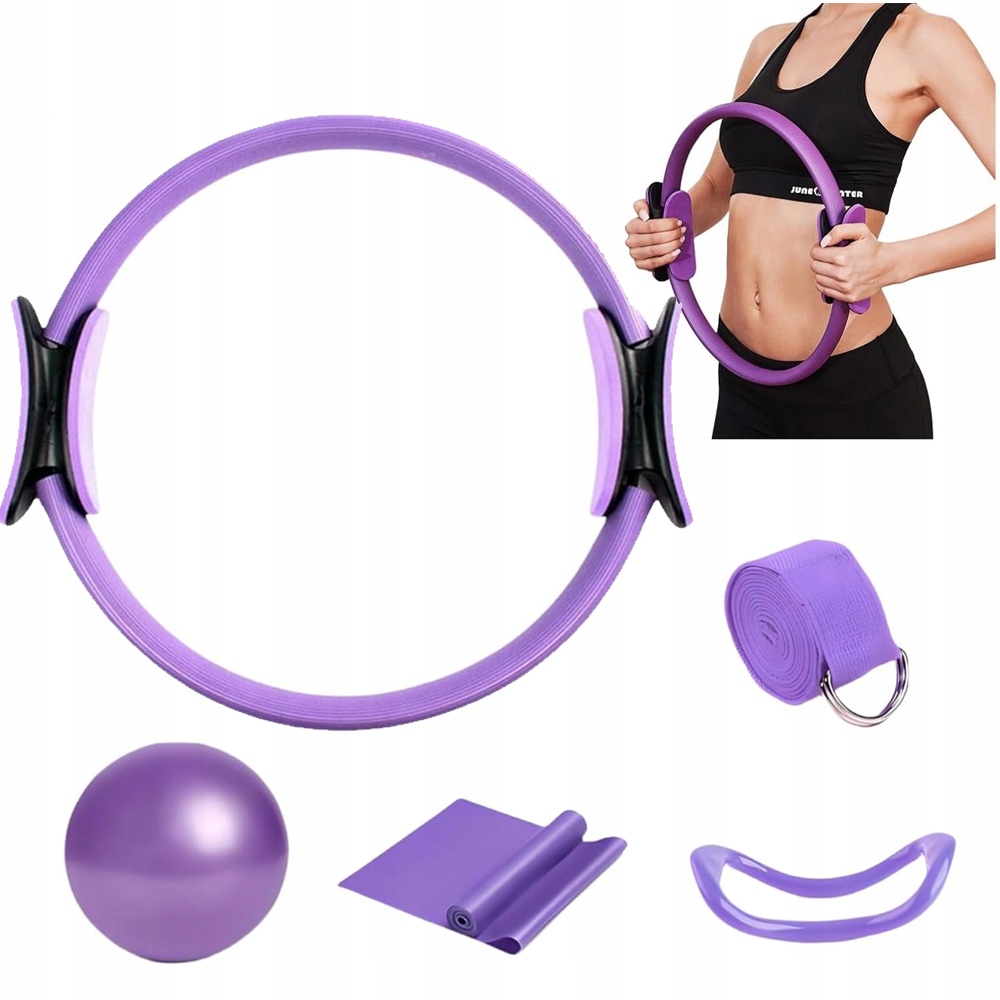 Obręcz Do Jogi Pilates Ćwiczeń Fizyo Pierścień Ring Kółko Fitness Koło 5SZT