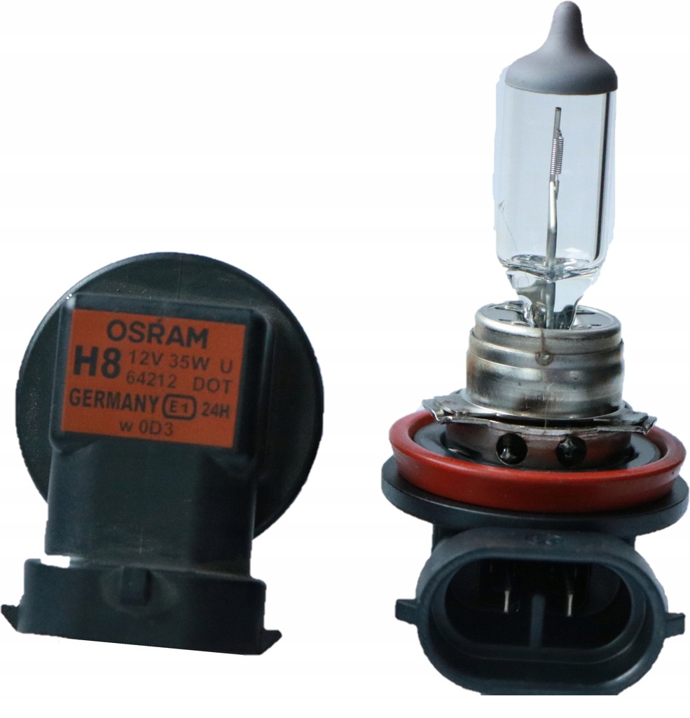 NOWA ORYGINALNA ŻARÓWKA OSRAM H8 12V 35W U 64212 DOT GERMANY OSR64212XR-01B  za 29,99 zł z Kuźnica Grodziska -  - (9946239491)