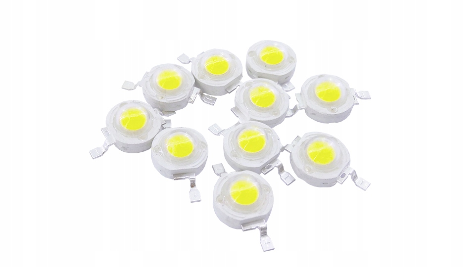 Power LED EPISTAR 1W 8500K - 10 sztuk