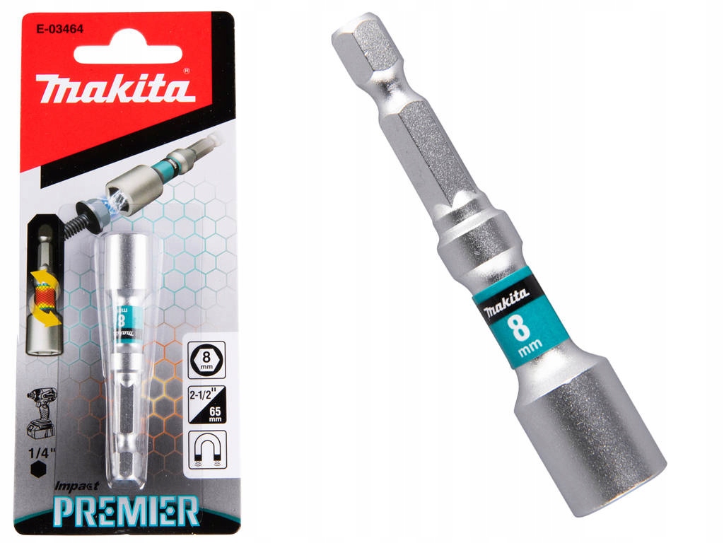 

Makita E-03464 Udar Klucz Nasadowy 8mm 1/4 Farmer