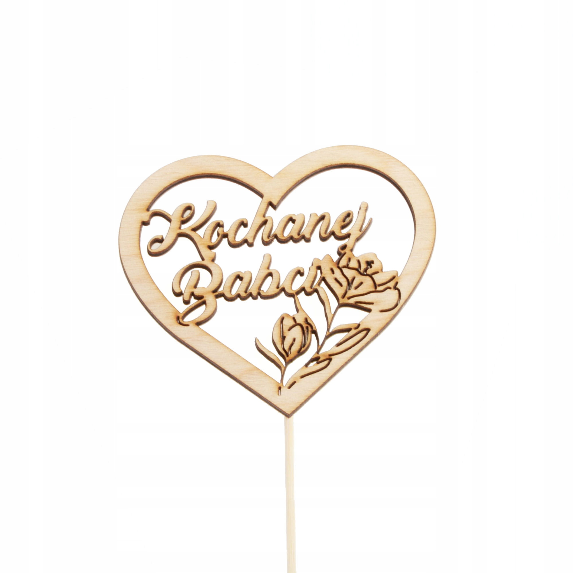 

5 szt topper pik serce kochanej babci