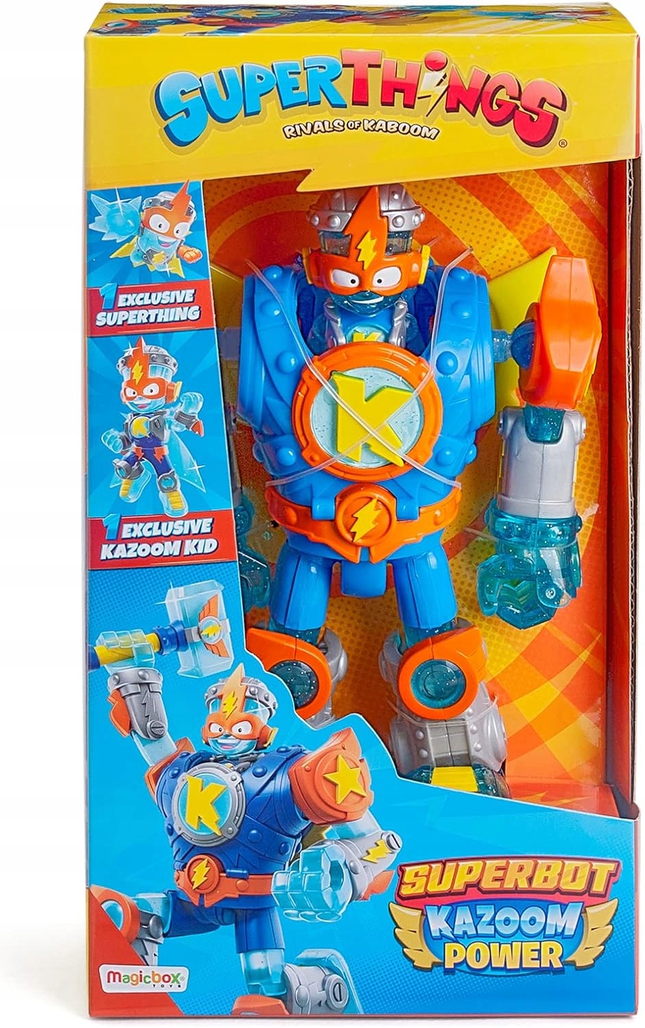 SuperThings Superbot Kazoom Power Super Zings robot z figurką Kid Kazoom Marka Magicbox