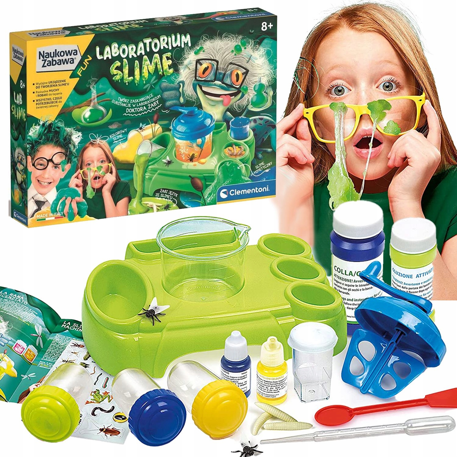 LABORATORIUM SLIME GLUTY NAUKOWA ZABAWA CLEMENTONI 12594192843 Allegro.pl
