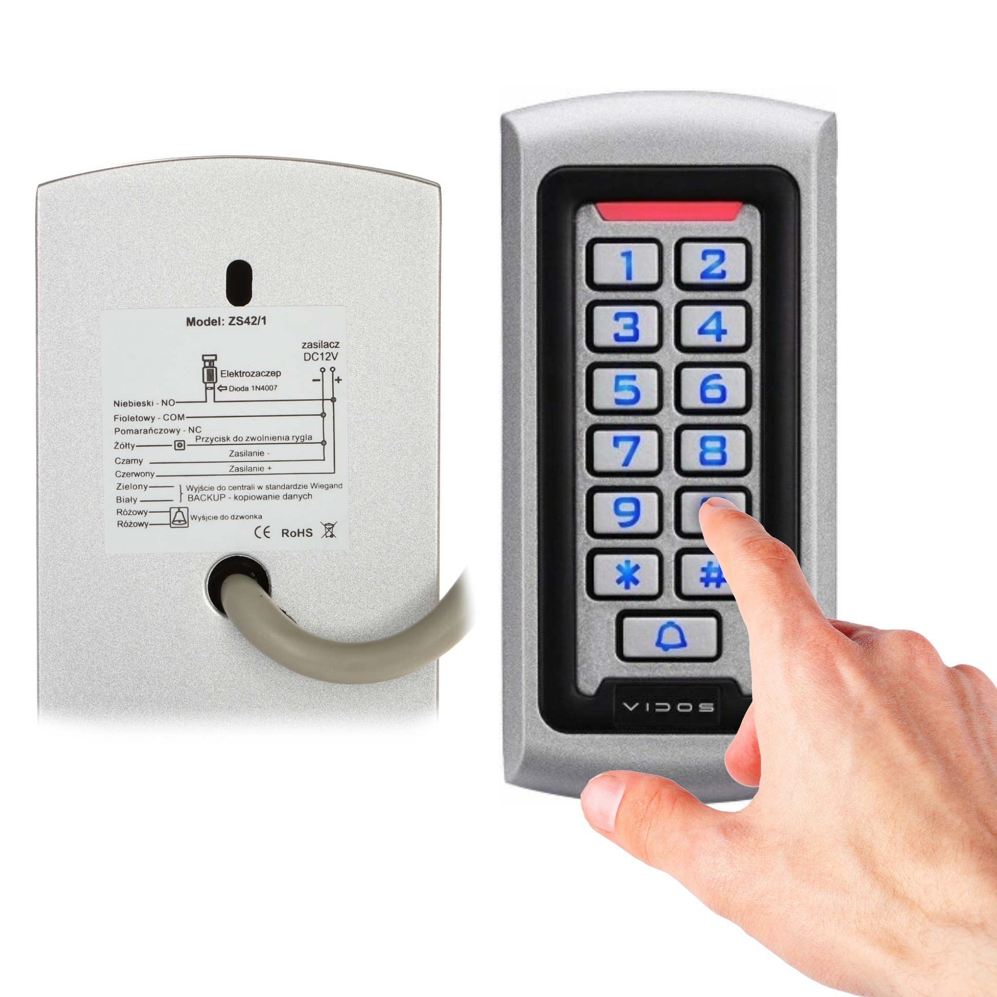 Zamek szyfrowy ZS42-1 Vidos