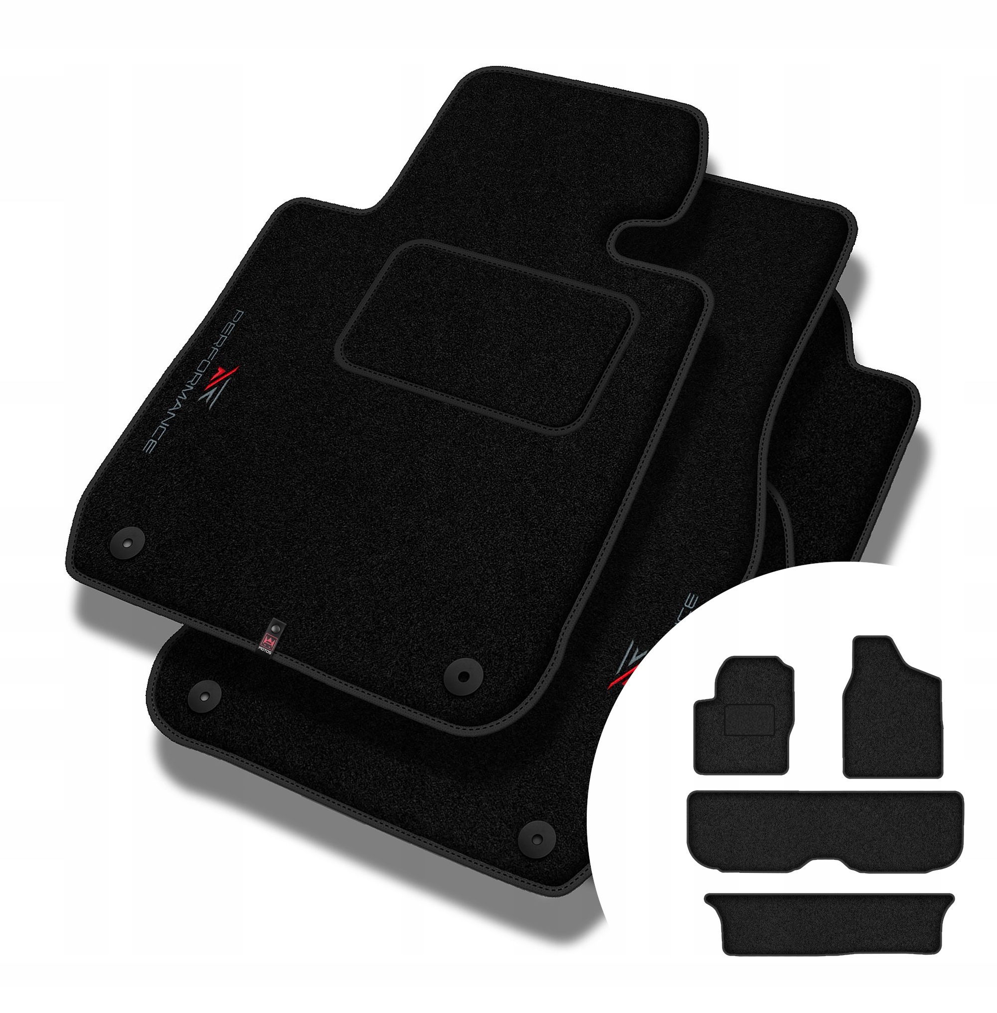 Velurové koberce Performance pro Seat Alhambra I 1996-2010