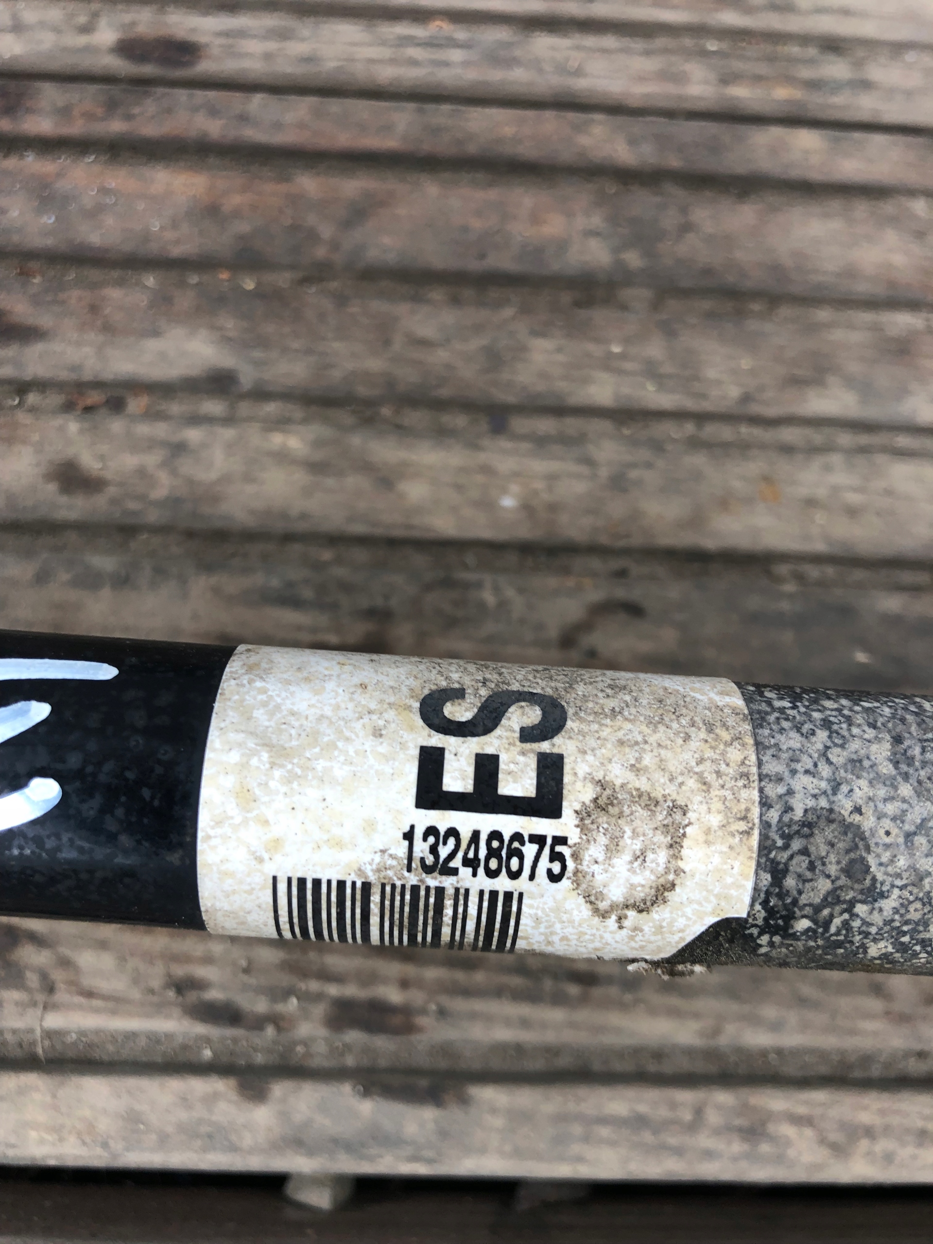 semi-axis left short. OPEL CORSA E 13248675