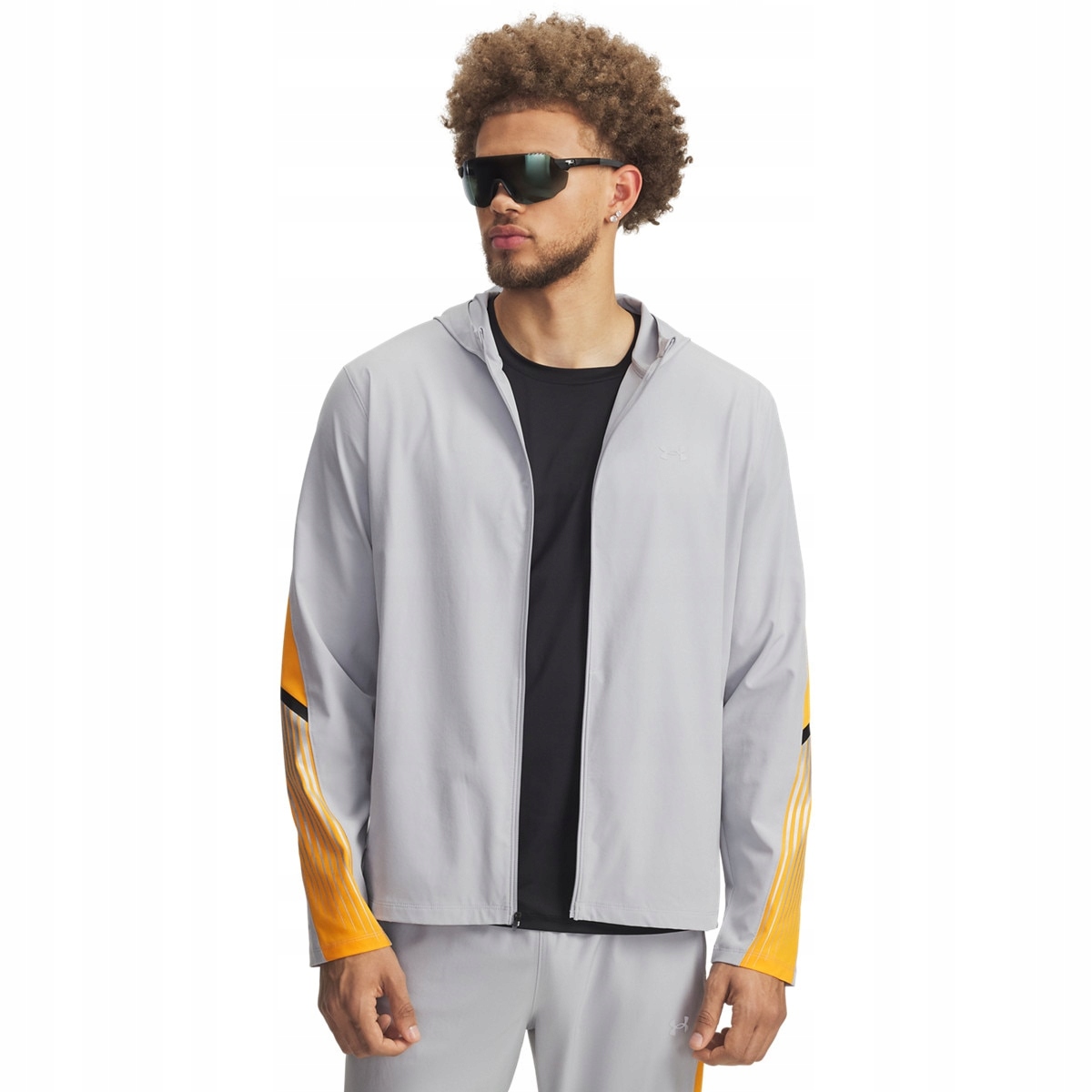 Męska kurtka do biegania Under Armour Ua Velociti Storm Hooded Szary XL