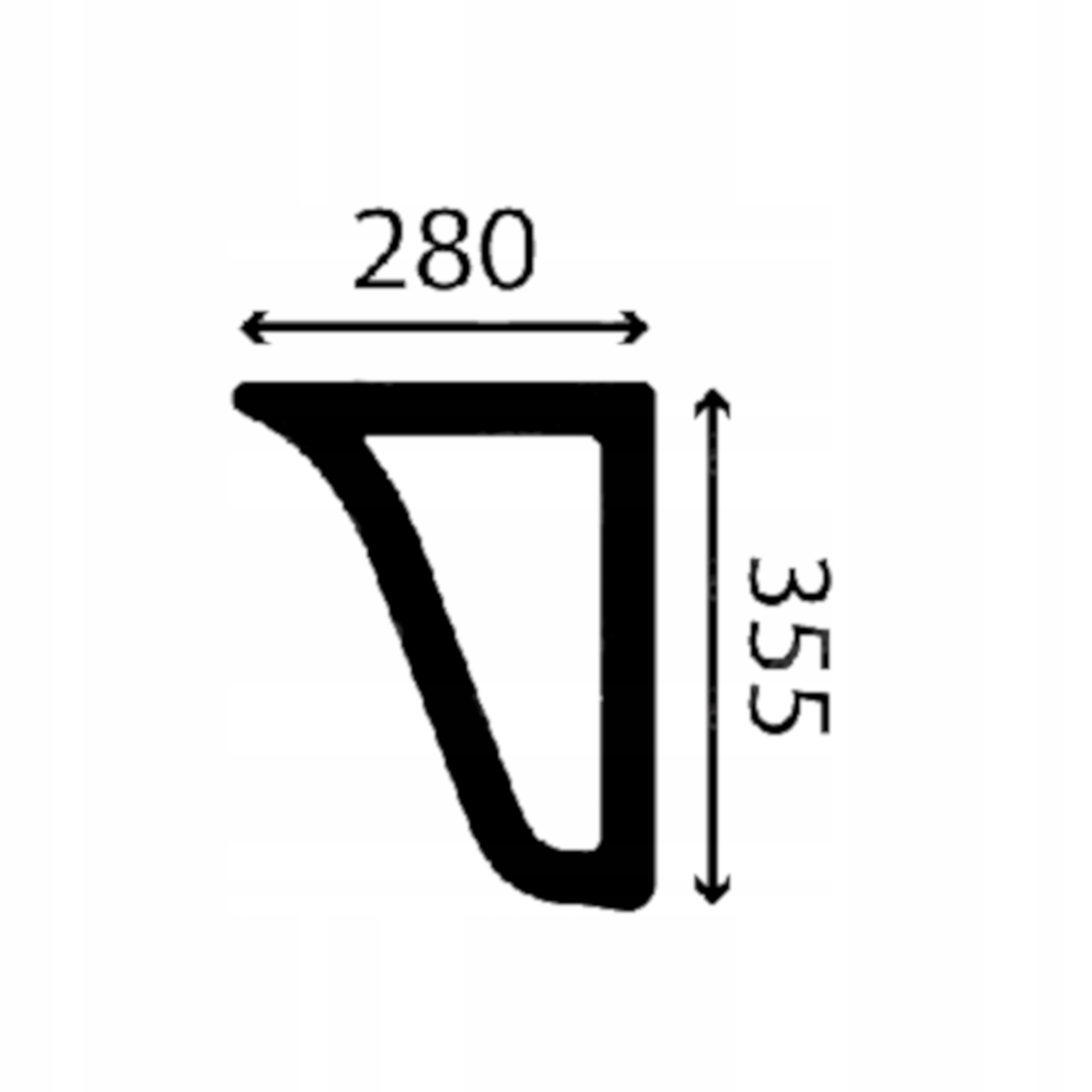 Volvo sklo boční spodní pravé 11412314