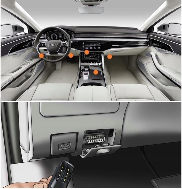 Interfejs diagnostyczny iCar2 Vgate OBD II BLUETOOTH 3.0 Marka Vgate