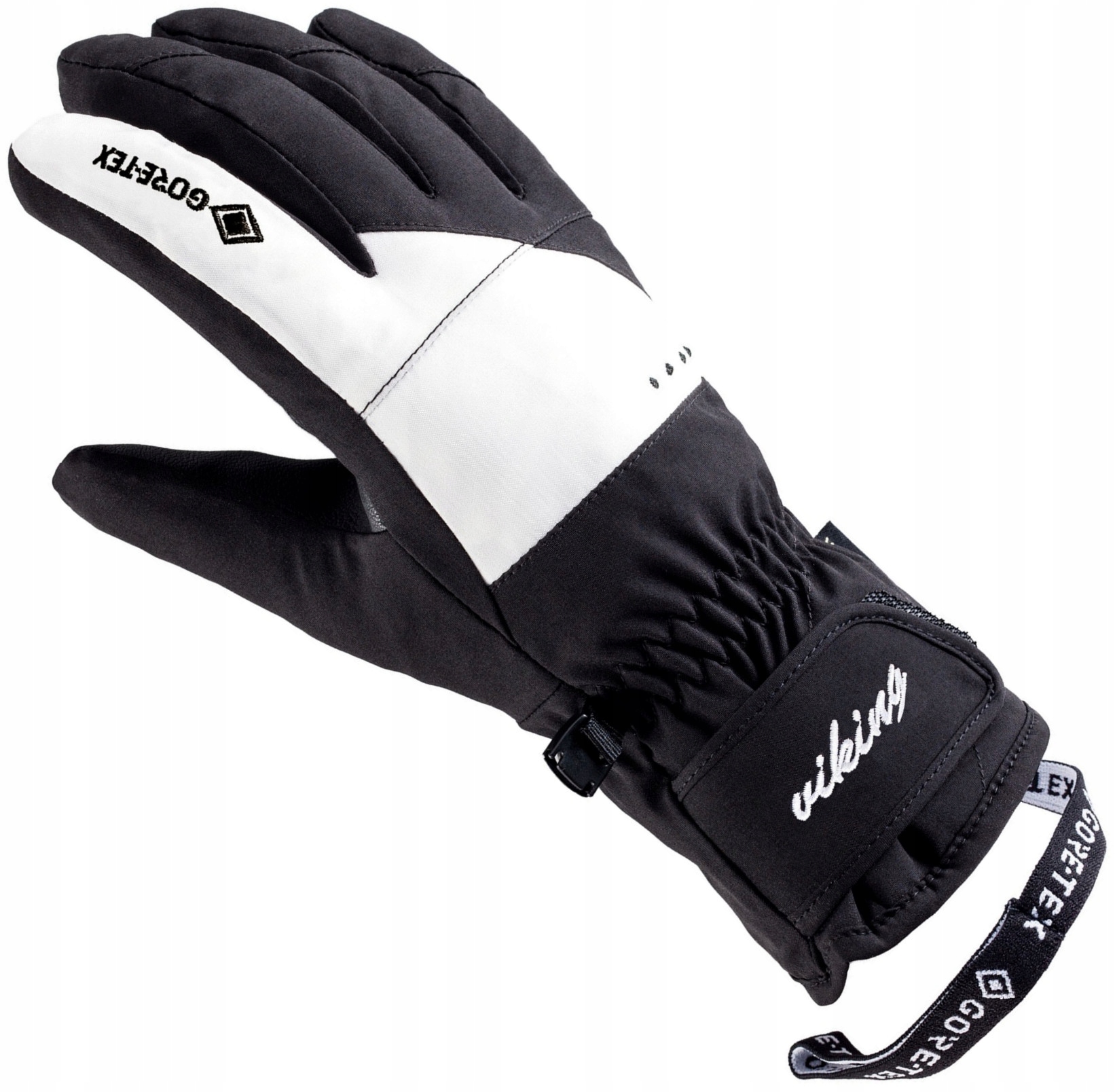 Damskie Rękawice Zimowe Viking Sherpa Gtx r. 5 Xs Gore-tex biało-czarne
