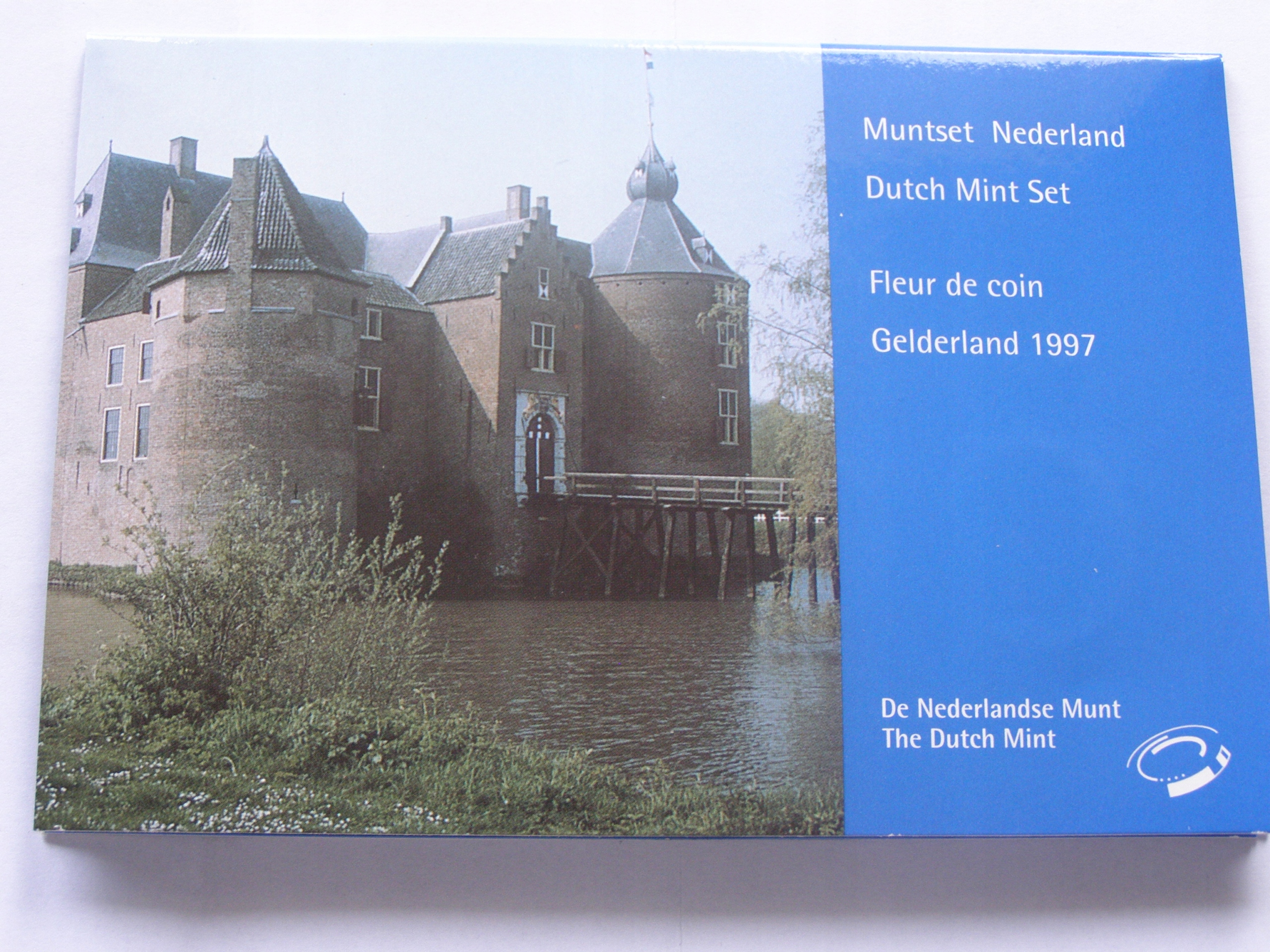НИДЕРЛАНДЫ МОНЕТНЫЙ ДВОР НАБОР 6 МОНЕТ ЖЕТОН 1997 ГОД