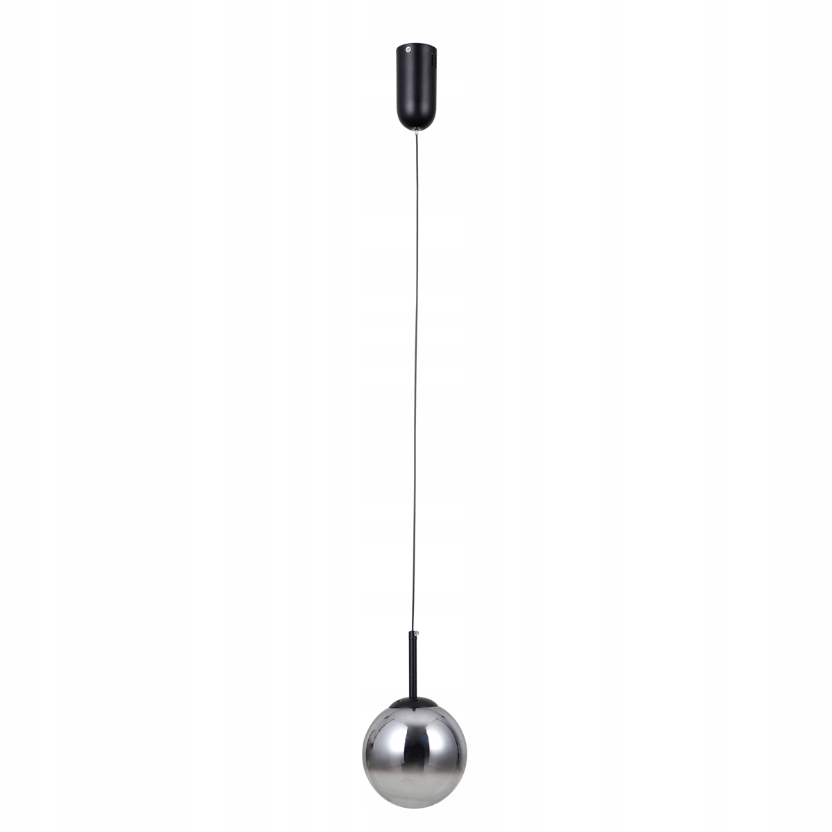 Italux Závěsná lampa Velada Led 5W Černá Matná Sklo Kouřová