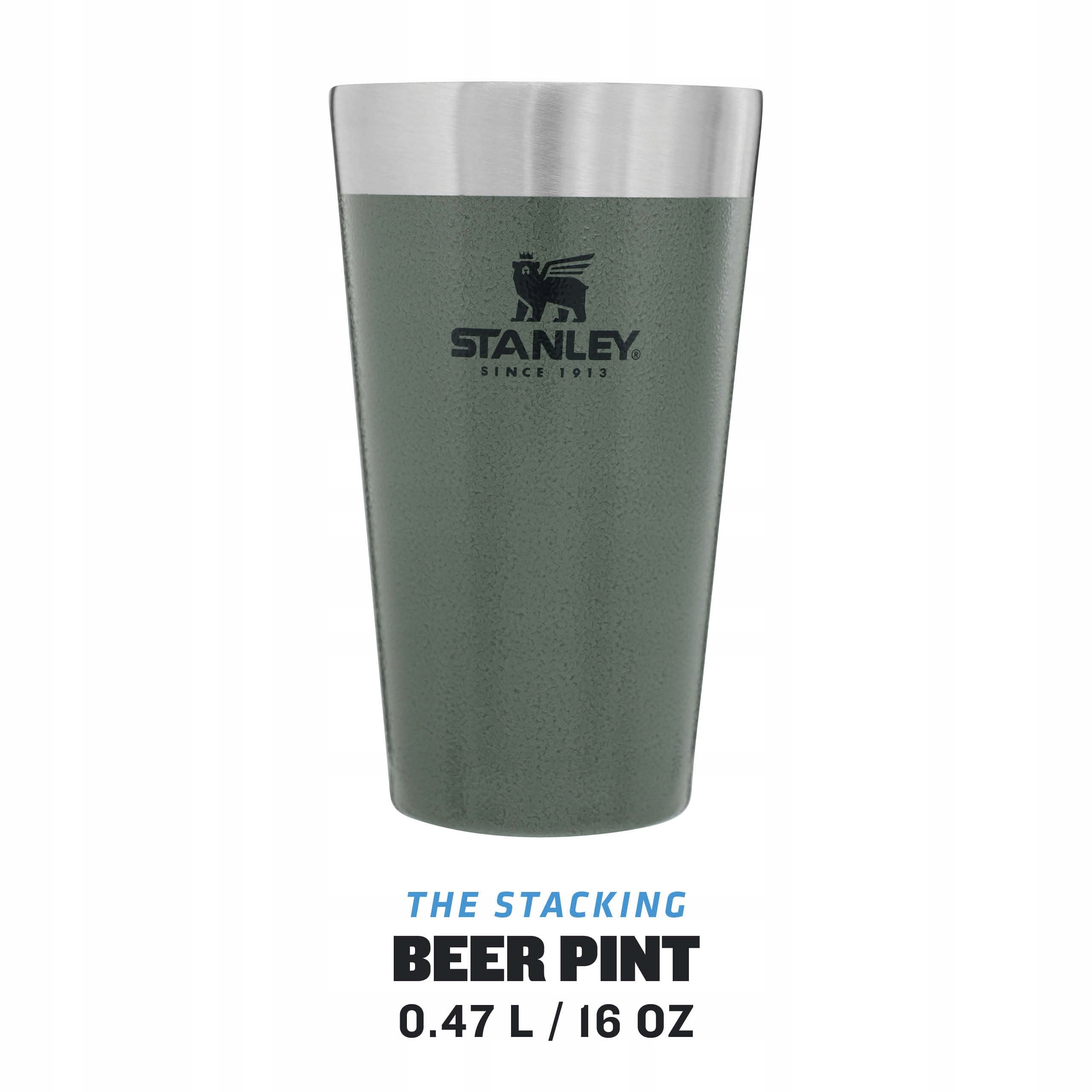 STANLEY Kubek Termiczny 473ml Zielony Trzyma Zimno 4h BPA Free — miniatura 3