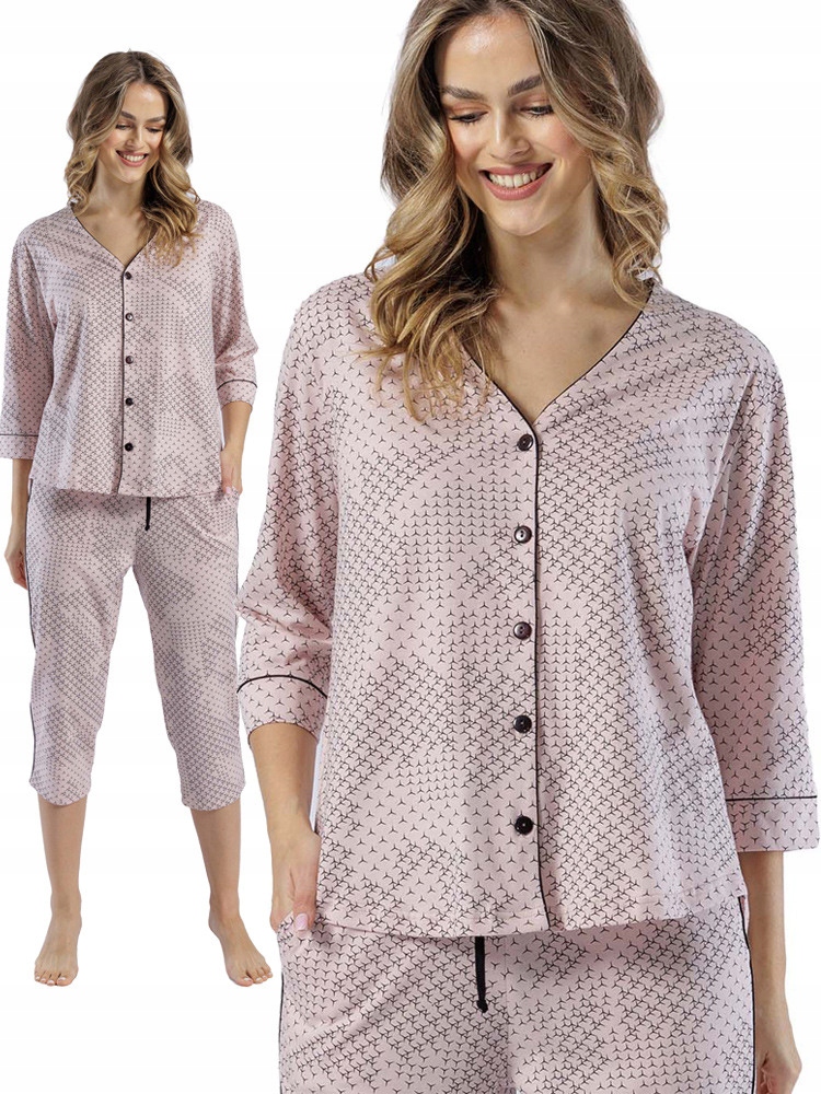 Leveza Růžová – dámské pyžamo, jemnost a ženskost v dokonalé harmonii, velikost M