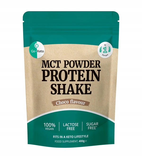 Levně Proteinový keto shake Mct v prášku s čokoládovou příchutí Go-Keto 400 g