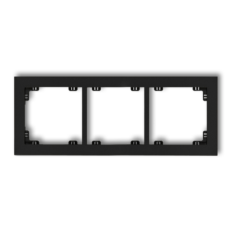 

Ramka potrójna Czarny mat Karlik Deco 12DR-3