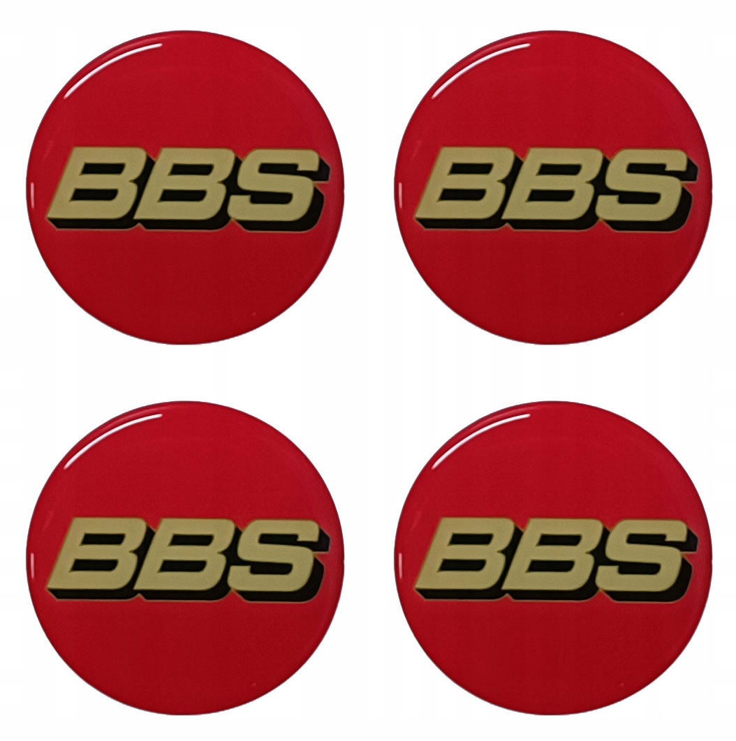 

Naklejki Na Dekielki Felgi Kołpaki Bbs Czerwone