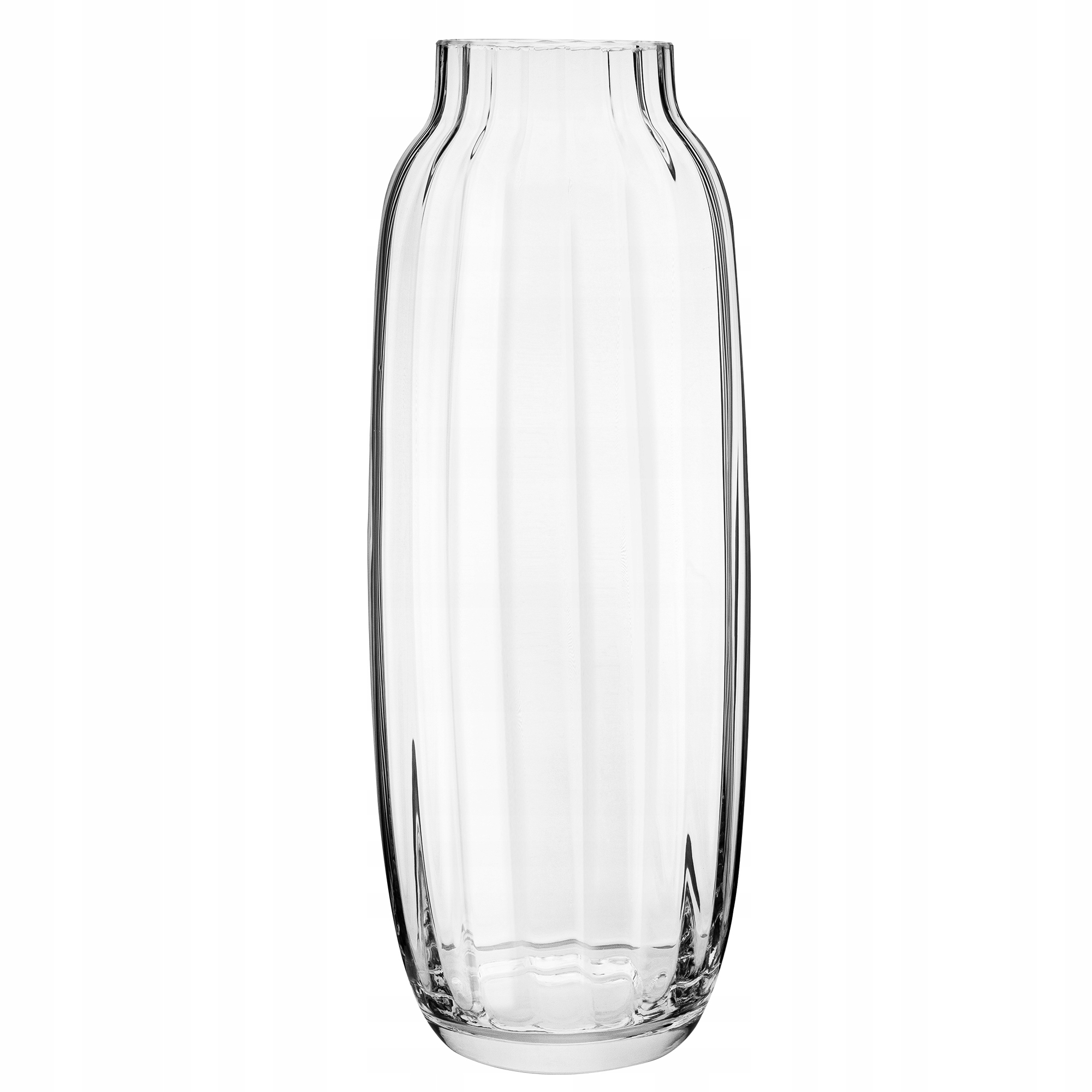 Wazon SZKLANY Flakon Na Kwiaty WYSOKI 50 cm Ręcznie Robiony HAND MADE Marka Trend for Home