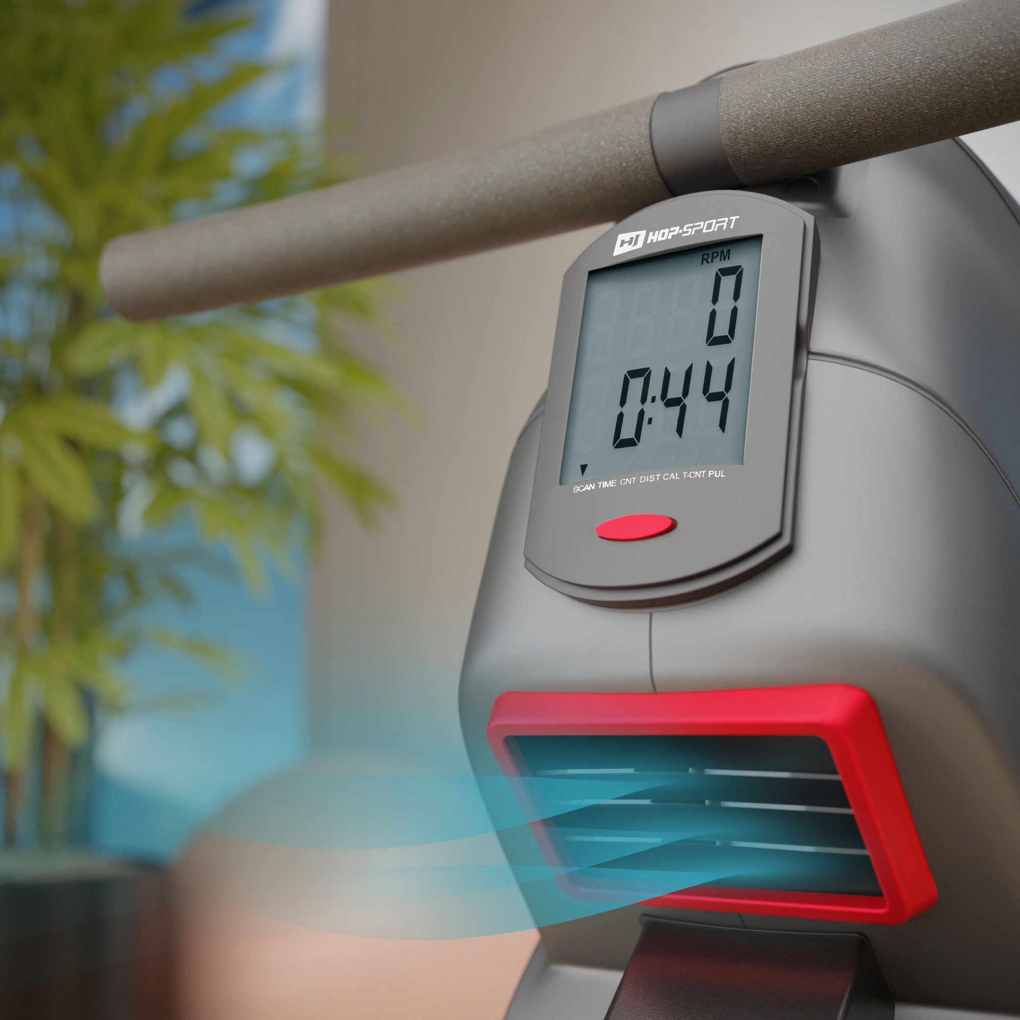 Wioślarz treningowy powietrzny składany z regulacją domowa siłownia Model HS-065AR Talon