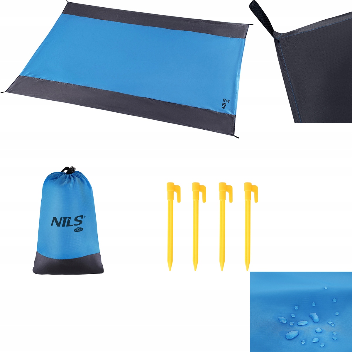 NC1716 MATA RIPSTOP PIKNIKOWA PLAŻOWA WYGODNA FUNKCJONALNA NILS CAMP