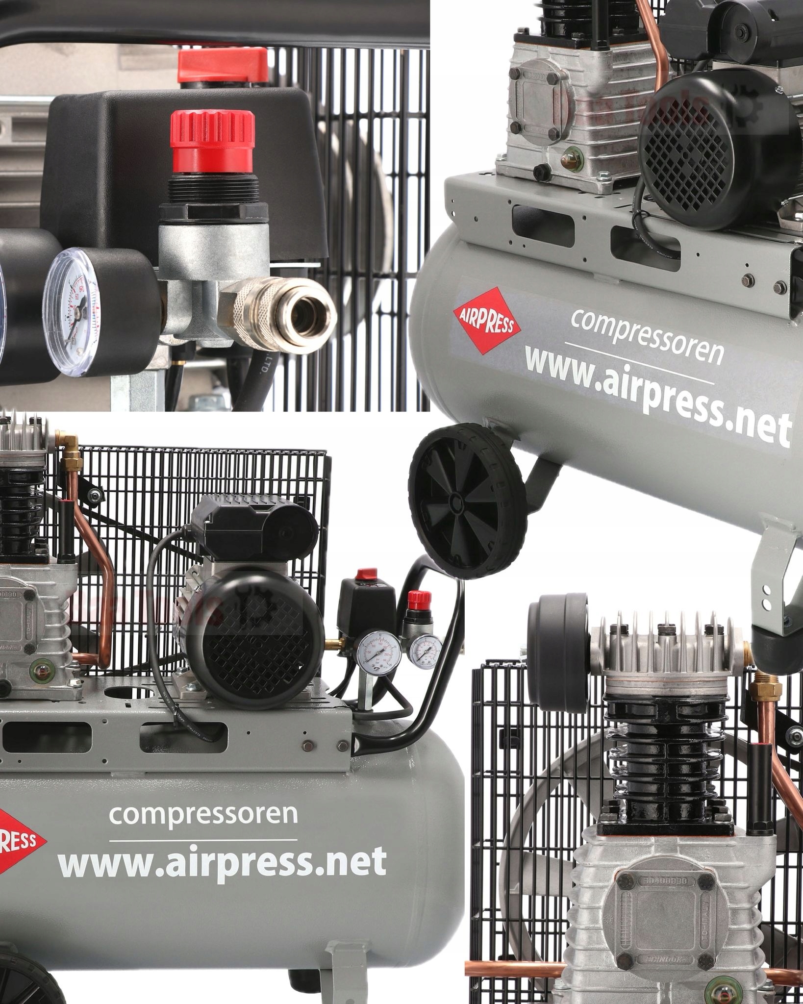 Airpress Piestový Kompresor Hl 310-50 K11/50 CM2 50 L 10 Bar 230V