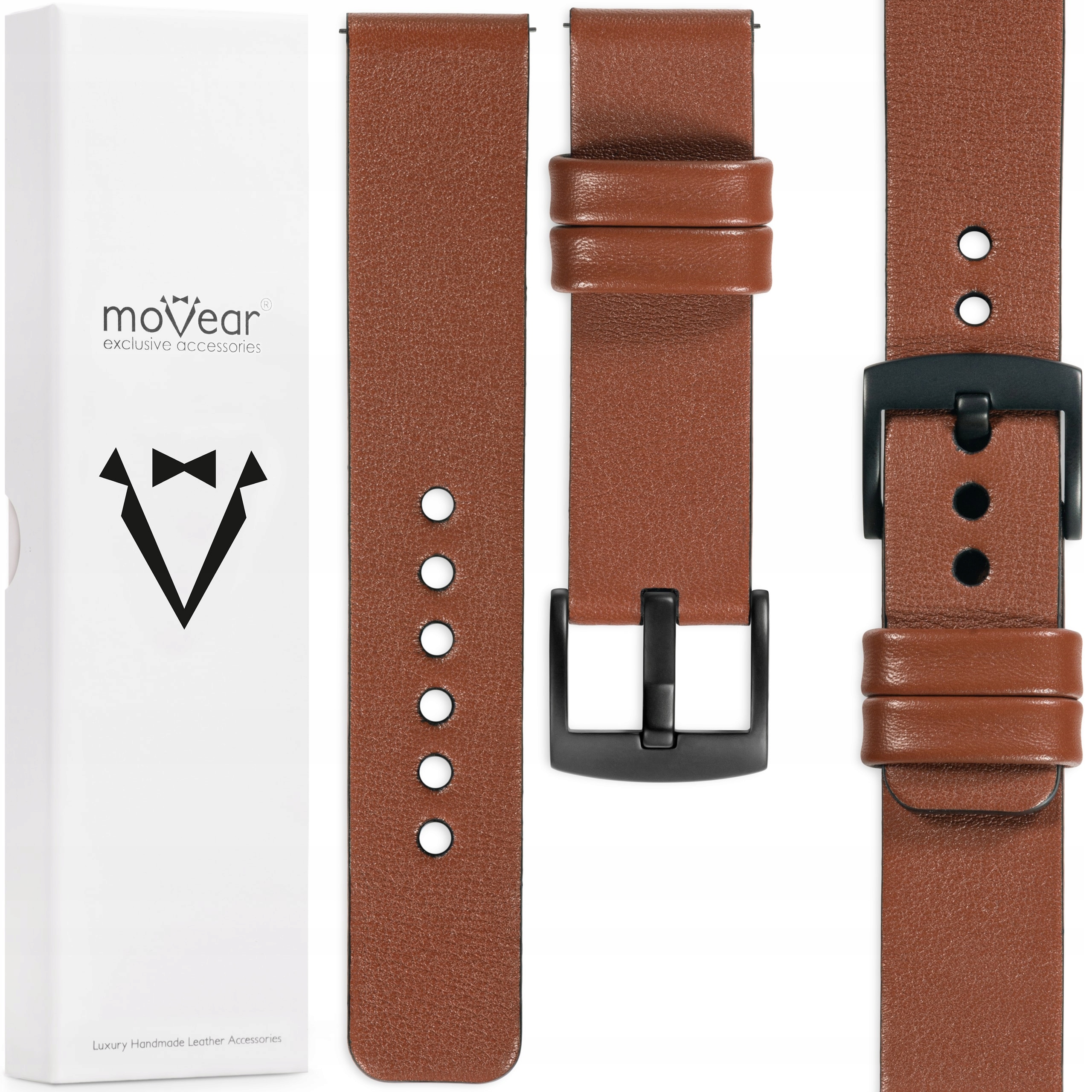 24mm prémiový řemínek na hodinky, exkluzivní elegantní Movear