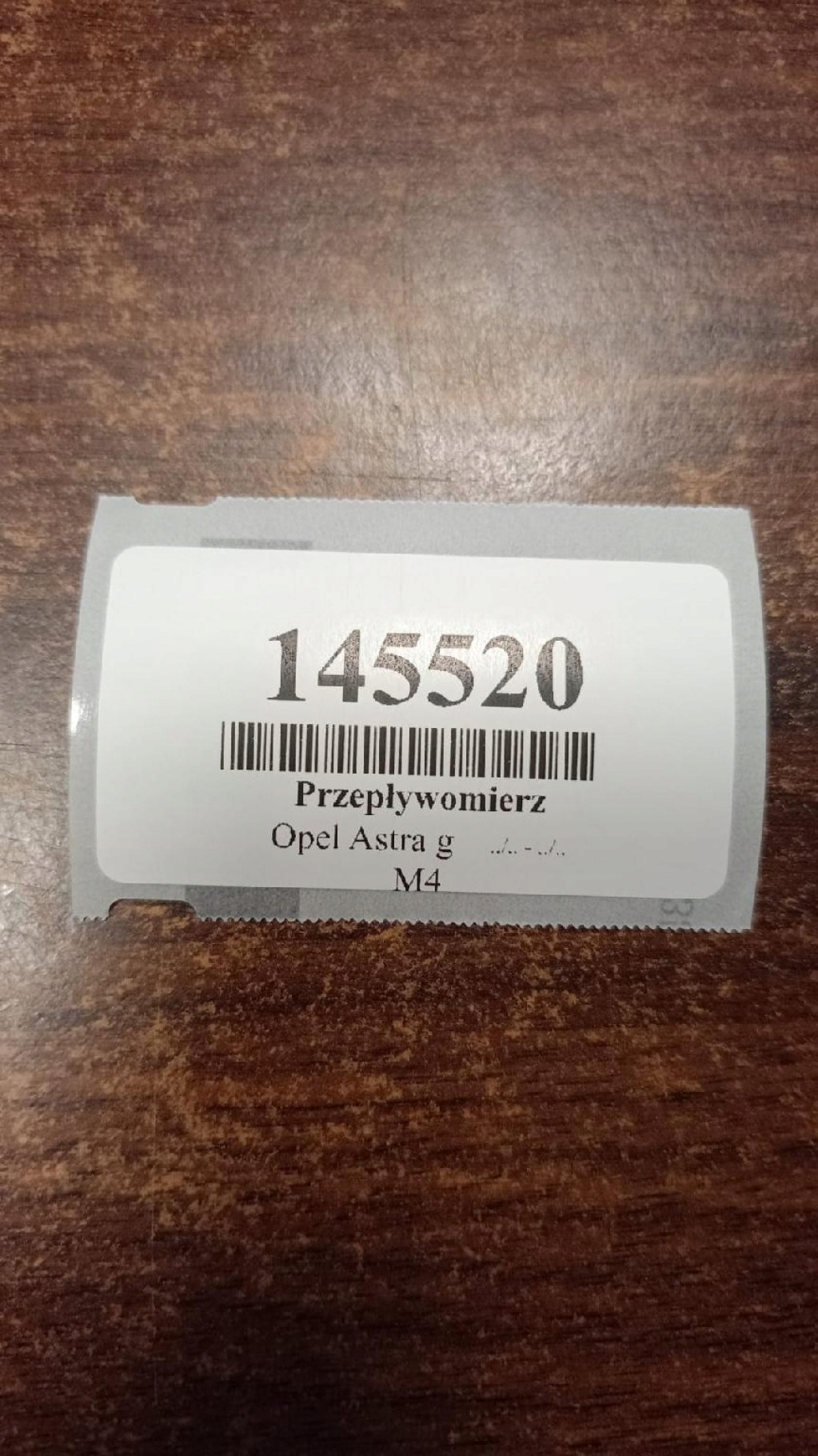 OPEL ASTRA G 2.0 D flow meter 0281002180