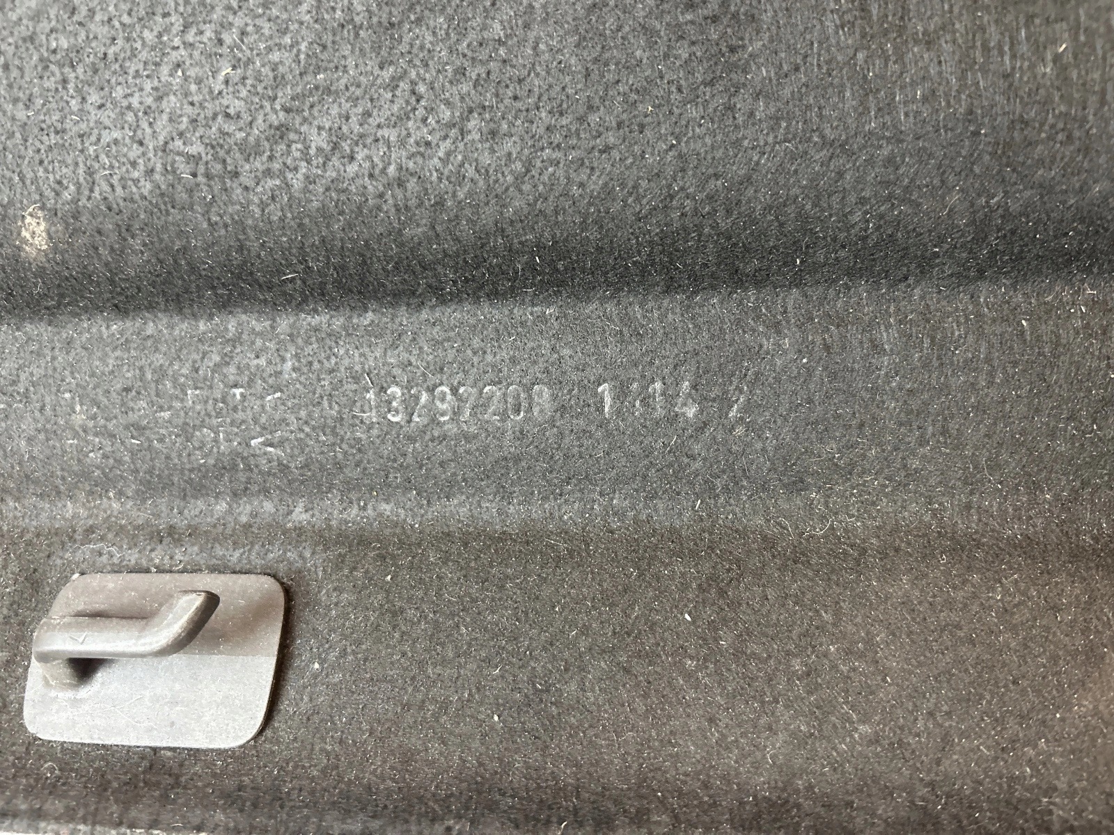 plato boot rear part Opel Astra J 5D